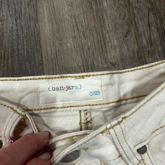 Banjara Cream Flare Jeans for Women Size 0/23 - Picture 2 of 8